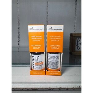ArtNaturals Vitamin C Serum Moisturizing Brightening Formula 2 Pack 0.33oz Each